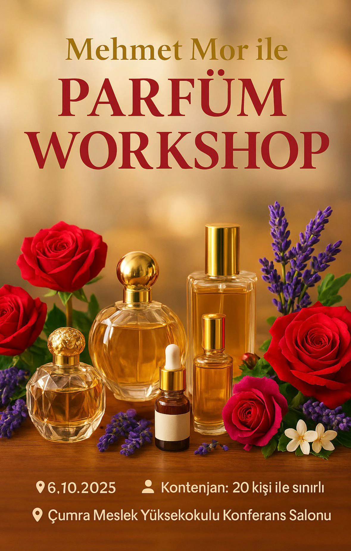 Tıbbi ve Aromatik Bitkiler Bölümümüzde Parfüm Workshop Çalışması